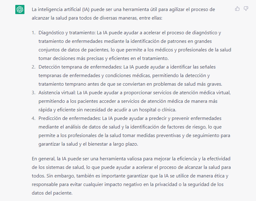 Chat GPT Salud e IA